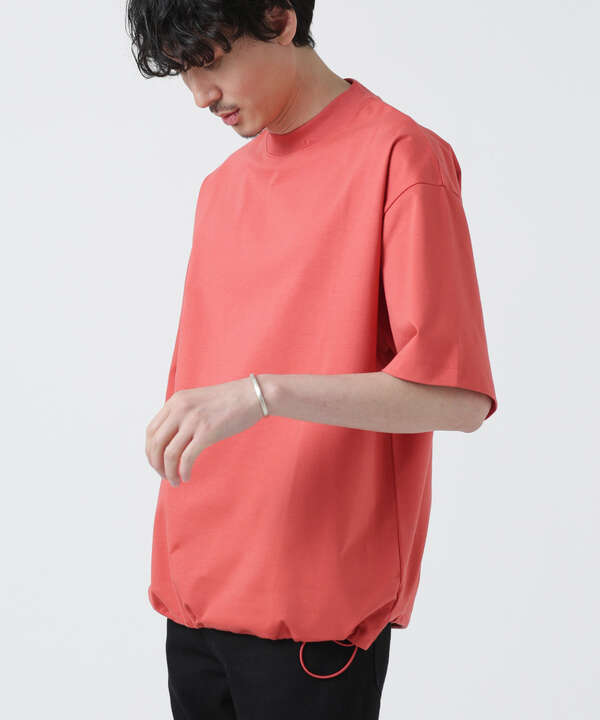 LB.03/スーピマコットンワイドモックネックＴシャツ