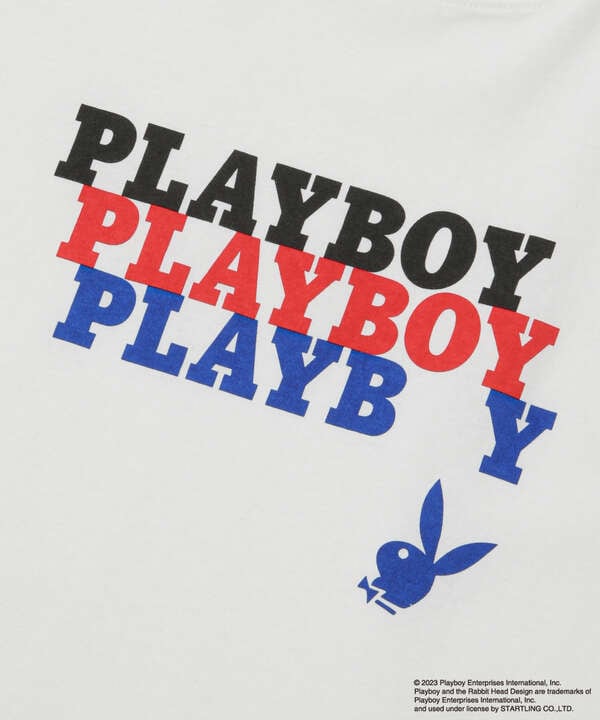 LB.03/「PLAYBOY別注」RABBIT LOGO Tシャツ