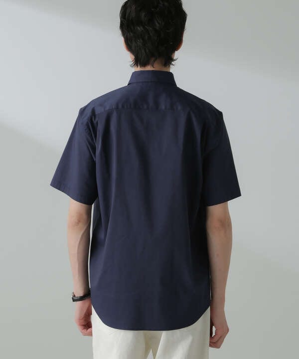 「ICE FLOW LINEN」レギュラーカラーシャツ 半袖