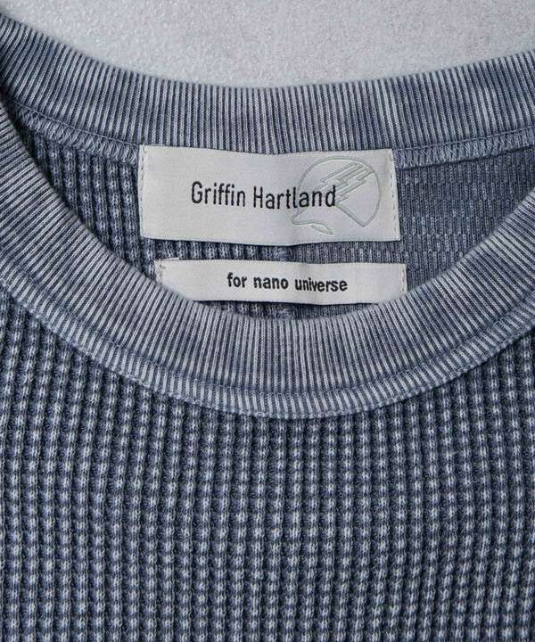 「GriffinHartland」別注製品染めワッフルTシャツ