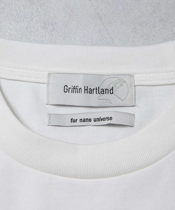 「GriffinHartland」別注ロゴ刺繍Tシャツ
