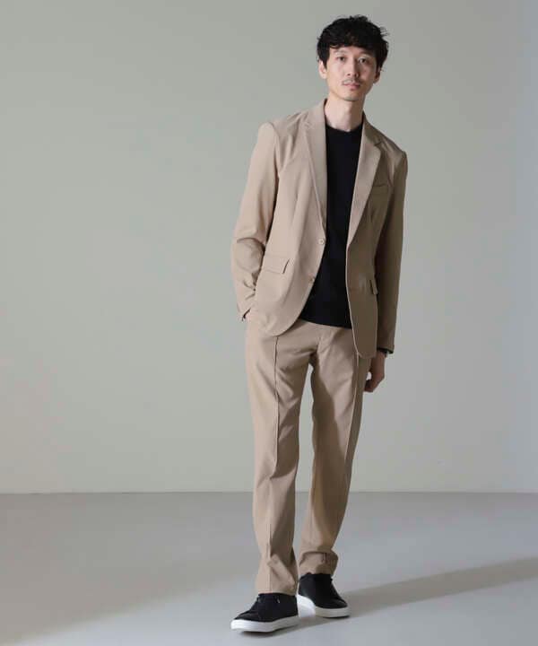 ｢N JACKET BASIC｣RENU(R)撥水ダブルフェイスストレッチジャケット(セットアップ可)