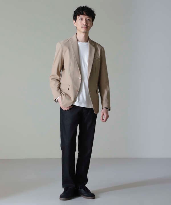 ｢N JACKET BASIC｣RENU(R)撥水ダブルフェイスストレッチジャケット(セットアップ可)