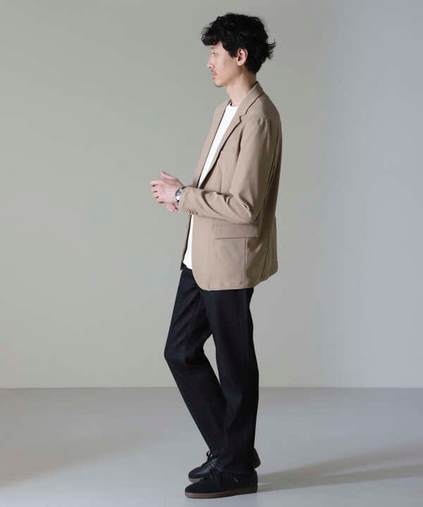 ｢N JACKET BASIC｣RENU(R)撥水ダブルフェイスストレッチジャケット(セットアップ可)