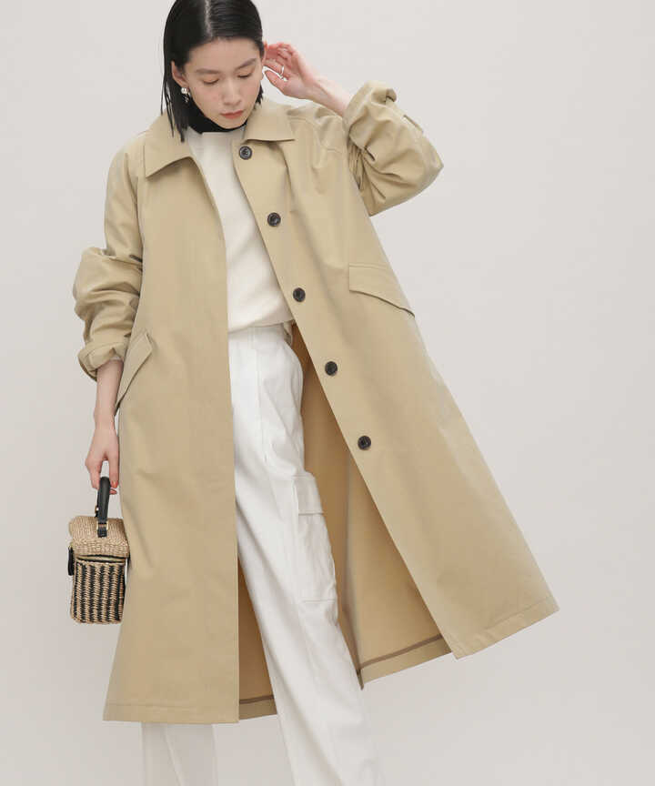 期間限定特価】 ステンカラーコート ronXimon overcoat chained up cut 