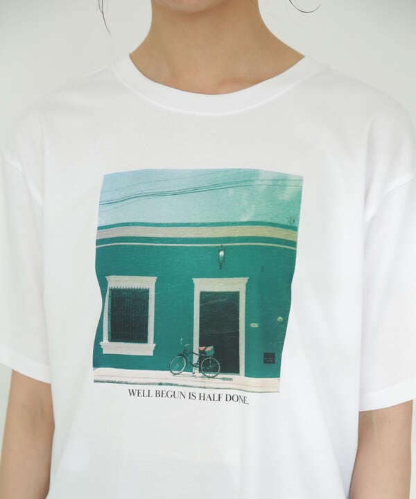 LB.03/カラーフォト前後2wayTシャツ