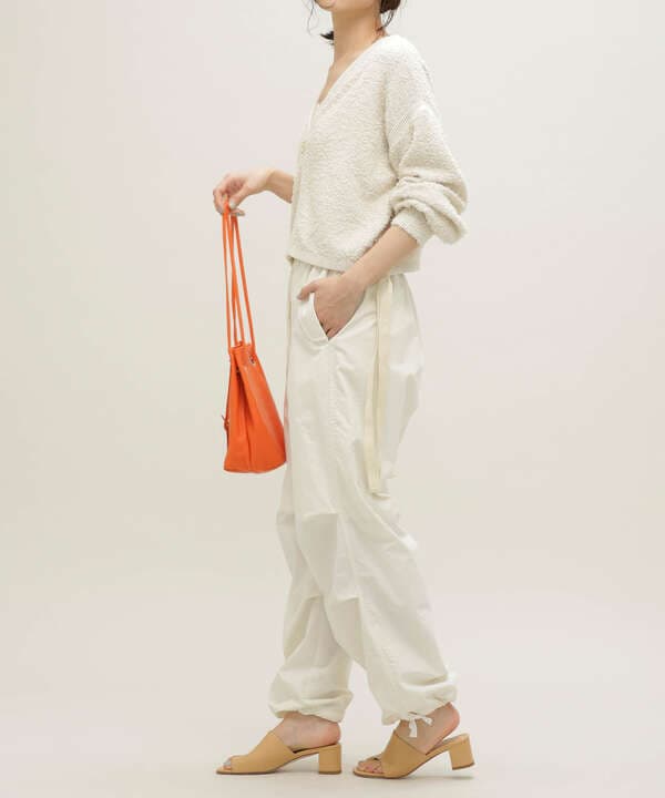 LB-03☆ロングパンツ　ワークパンツ　ホワイト2Way   衣装　Y2K