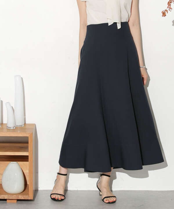 シャネル 正規品 リネン フレアスカート 台形スカート - ひざ丈スカート