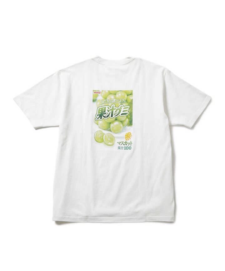 FRUIT OF THE LOOM/別注FTL×meiji果汁グミTシャツ