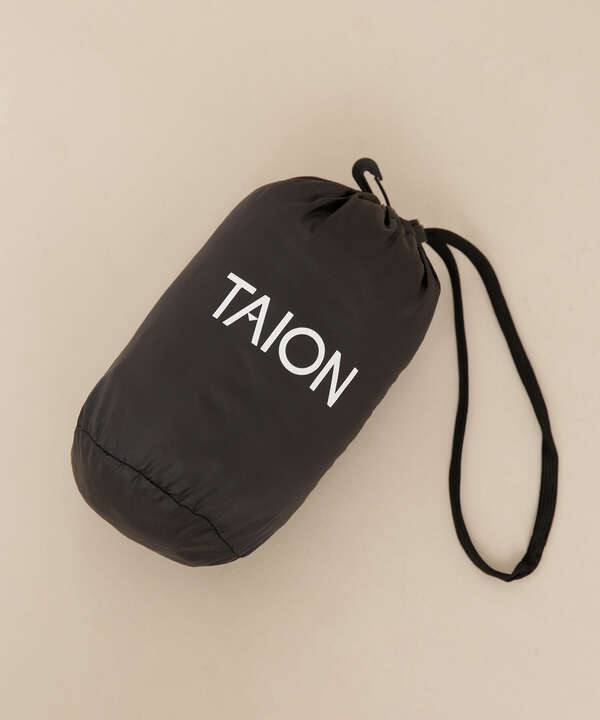 TAION/クルーネックボタンダウンジャケット