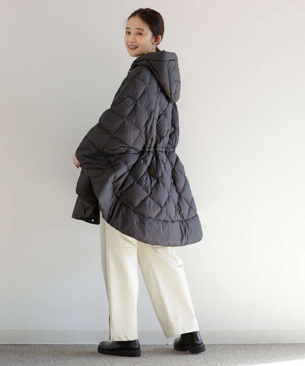 WOOLRICH/ELIS CAPE ライトダウンキルティングケープ（6711214020