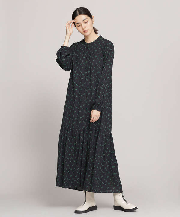 JUST female/Forget placket dress 長袖