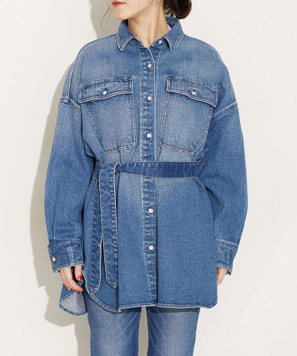 Healthy DENIM 別注Almond Healthy シャツ着丈81ｃｍ - mirabellor.com