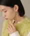 Nina&Jules Paris/Thin Rectangle Chan Earrings