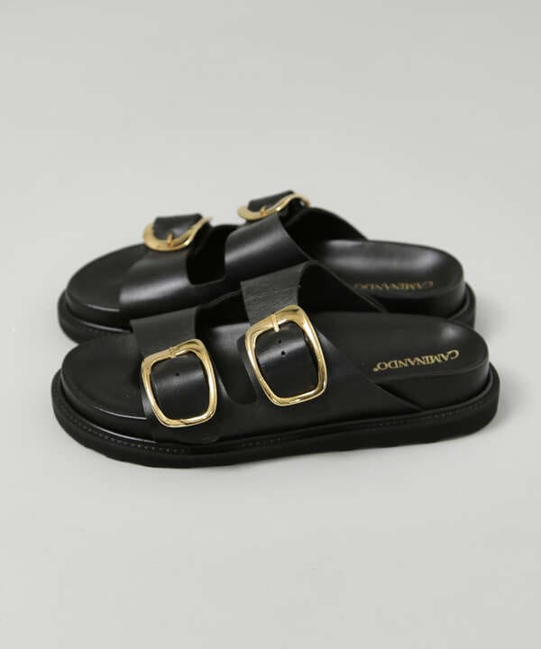 ギフト】 CAMINANDO サンダル DOUBLE BUCKLE SANDALS 靴 - ecortezza.com