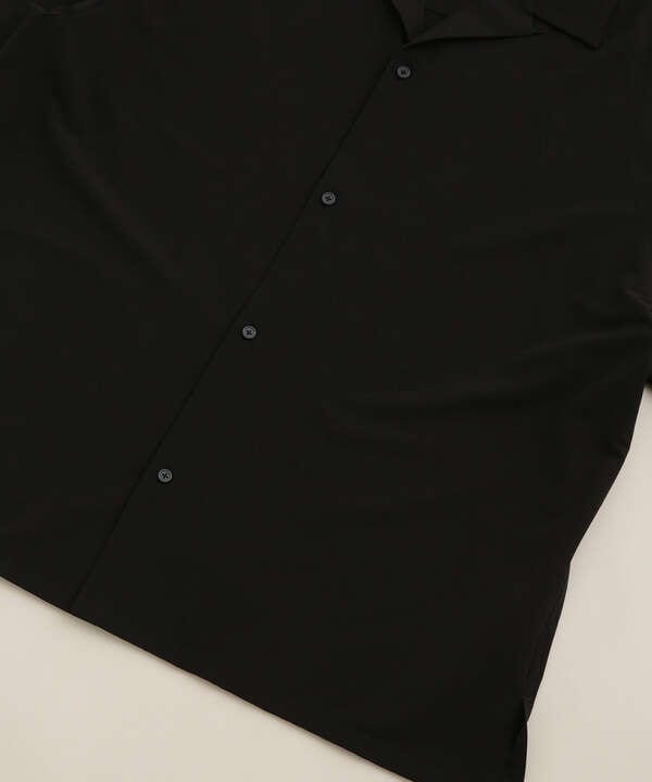 LB.04/ストレッチワイドオープンカラーシャツ 半袖