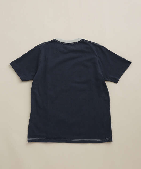 LB.04/スイッチングパネルクルーネックTシャツ