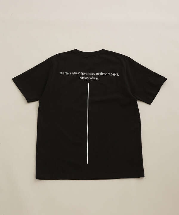 LB.04/メッセージロゴプリントクルーネックTシャツ