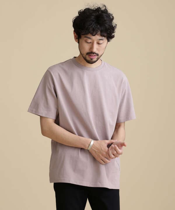 LB.04/メッセージロゴプリントクルーネックTシャツ