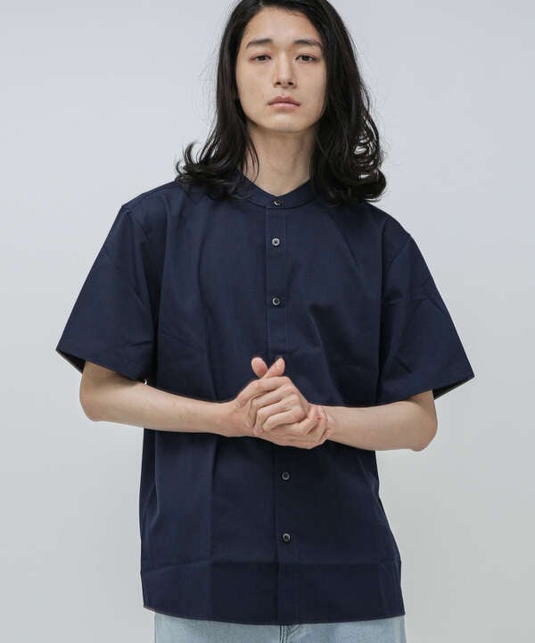 LB.04/スタンダードワイドバンドカラーシャツ 半袖