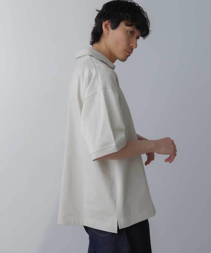 HALF ZIP ワイドシルエット Tシャツ 半袖