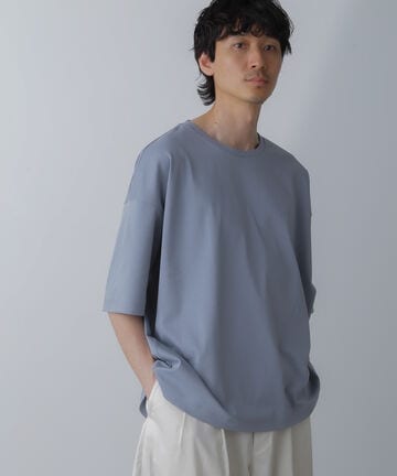 WEB限定/アンチスメル ルーズクルーネックTシャツ 半袖