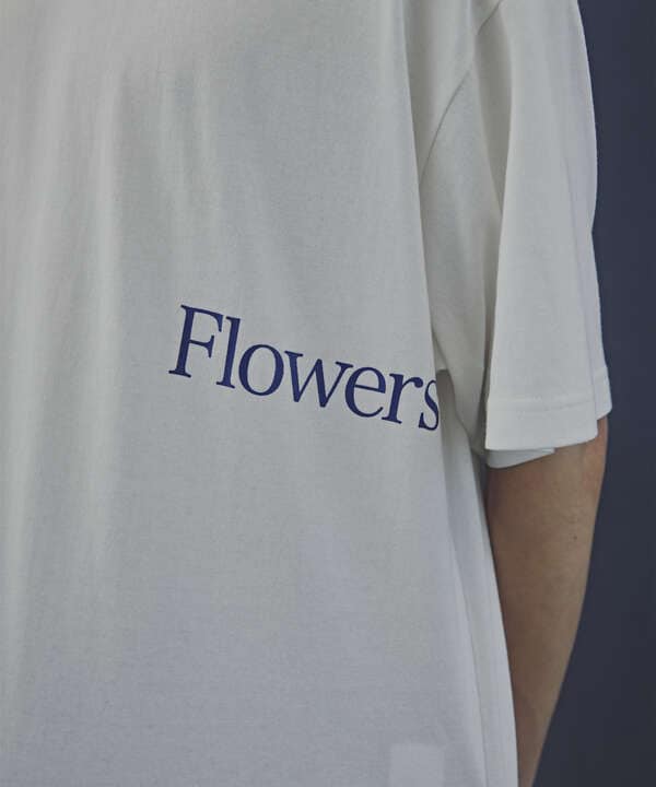 「Commonuse」ヴィンテージライク Flowers Tシャツ