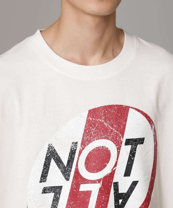 「NOT ALL」オーバーダイTシャツ 半袖