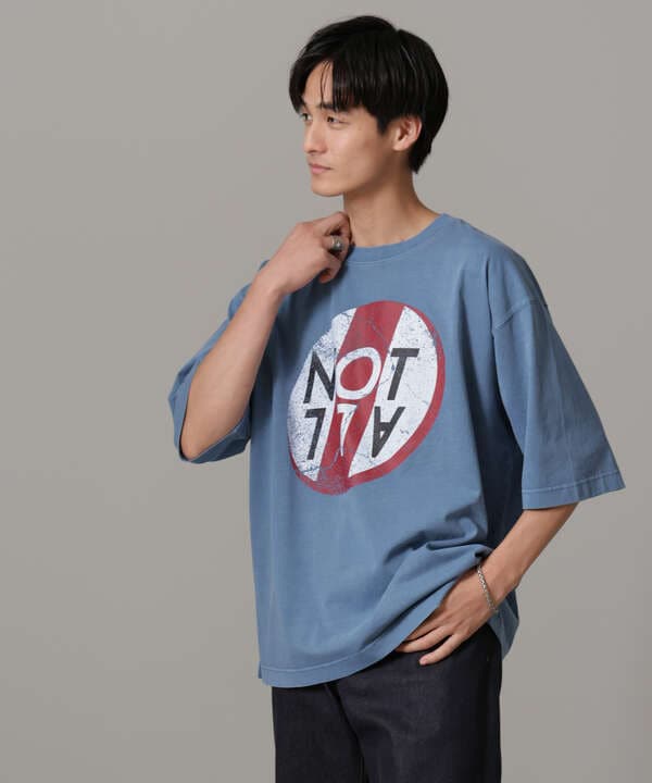 「NOT ALL」オーバーダイTシャツ 半袖