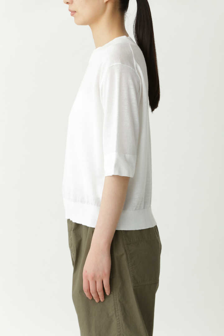 RAMIE COTTON DEEP RIB T SHIRT5