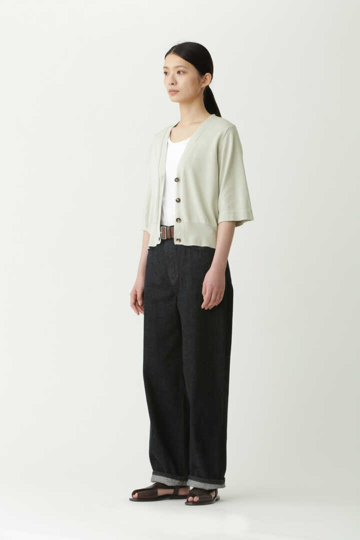 V NECK COTTON CARDIGAN4