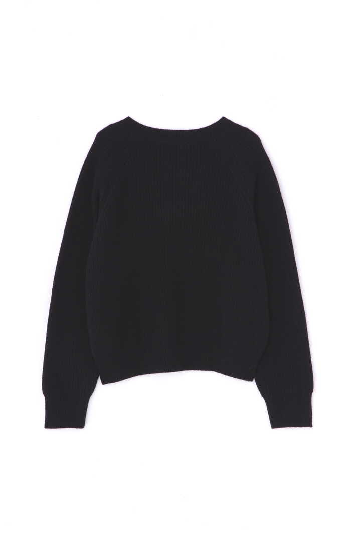 WOOL CASHMERE SILK V NECK JUMP4