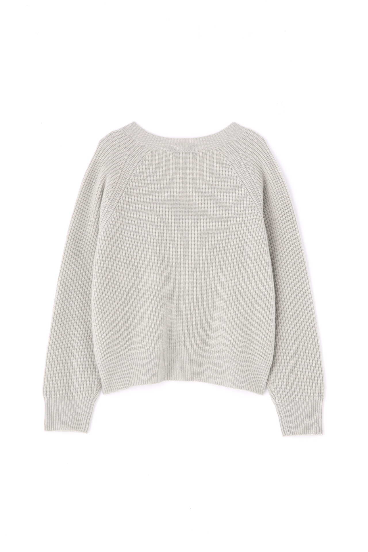 WOOL CASHMERE SILK V NECK JUMP10