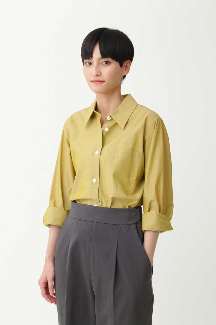 新品タグ 未着 マーガレットハウエル SILK POPLIN プリーツスカート