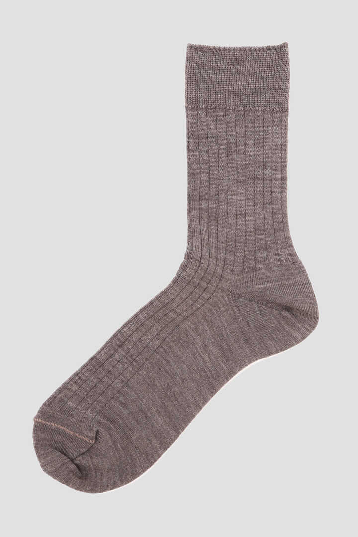 WOOL RIB SOCK1