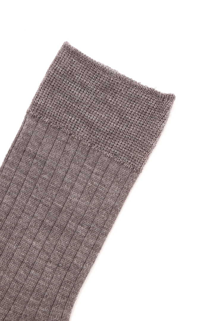 WOOL RIB SOCK2