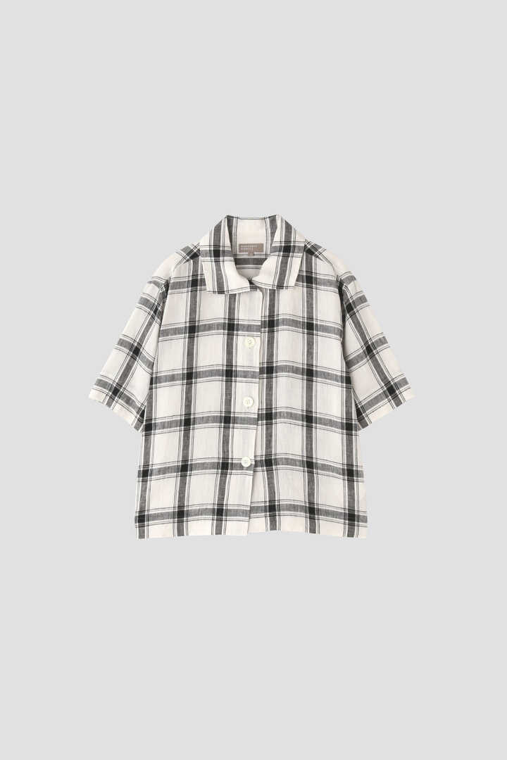 LARGE CHECK LINEN1