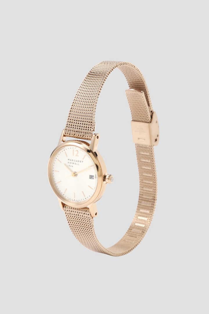 MESH BAND DATE WATCH