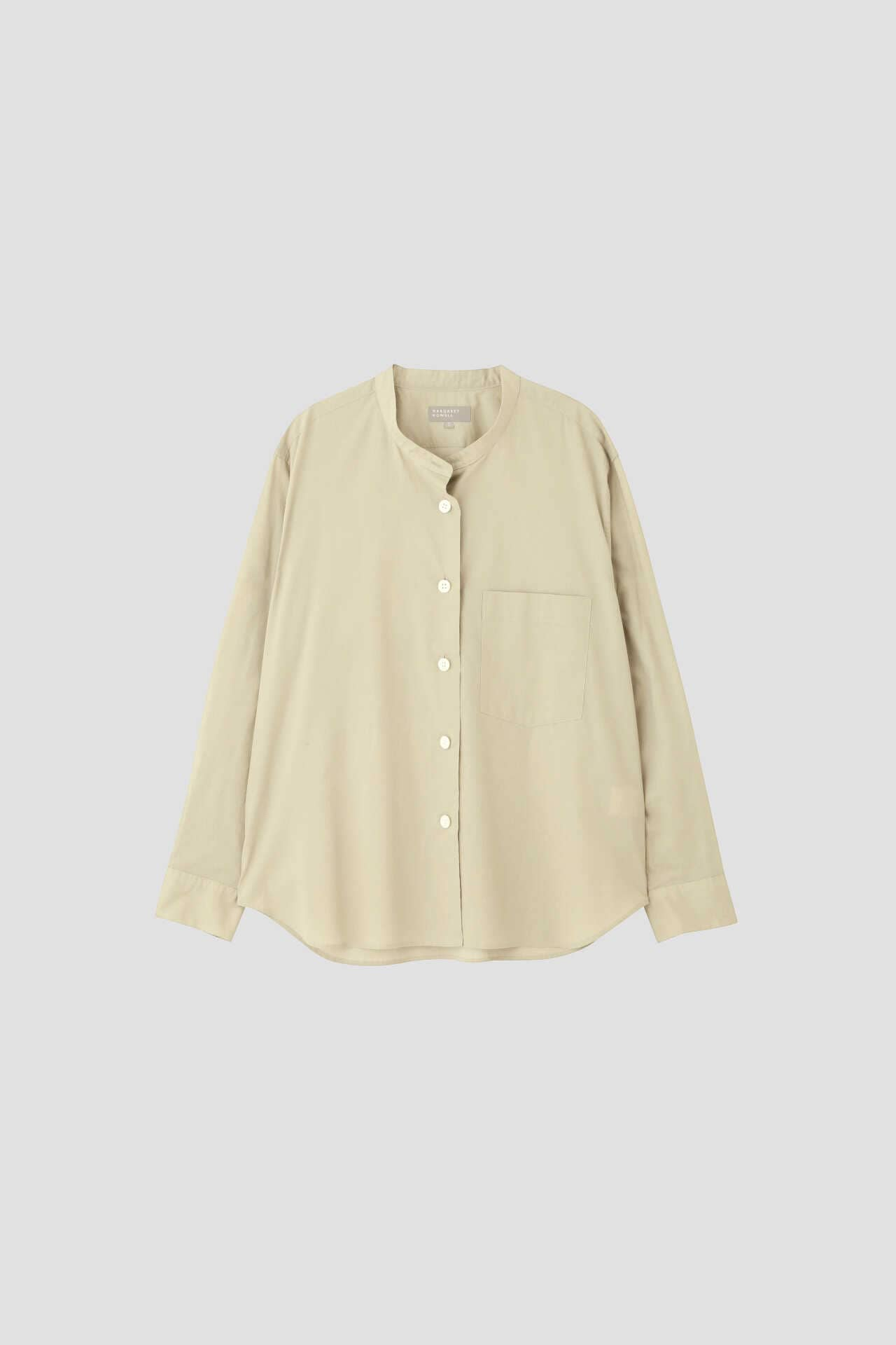 ボトムスス単品 MARGARET HOWELL SHEER COTTON SILK シャツワンピ