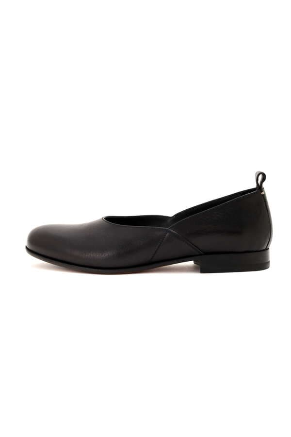 LEATHER SLIP ON FLAT