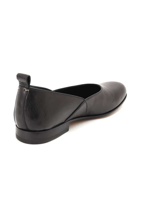 LEATHER SLIP ON FLAT