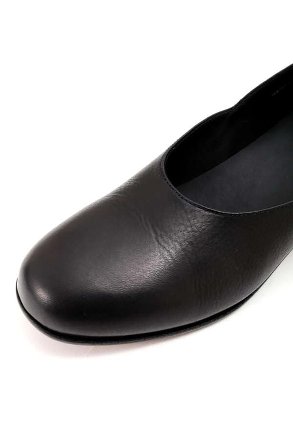 LEATHER SLIP ON FLAT