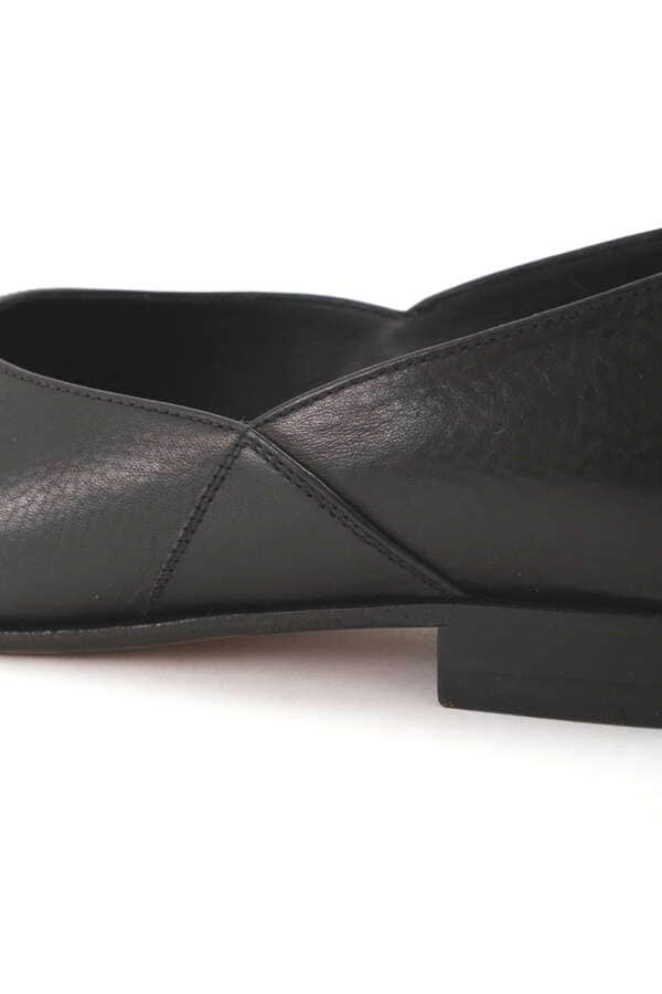 LEATHER SLIP ON FLAT