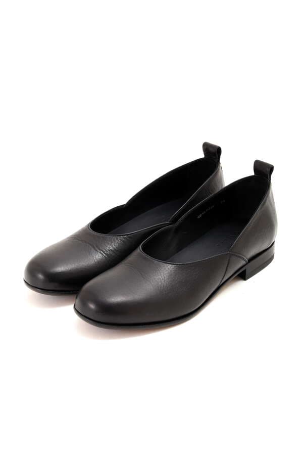 LEATHER SLIP ON FLAT