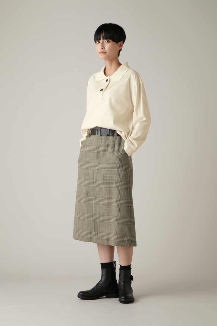 GLEN CHECK WOOL TWILL | MARGARET HOWELL | MARGARET HOWELL