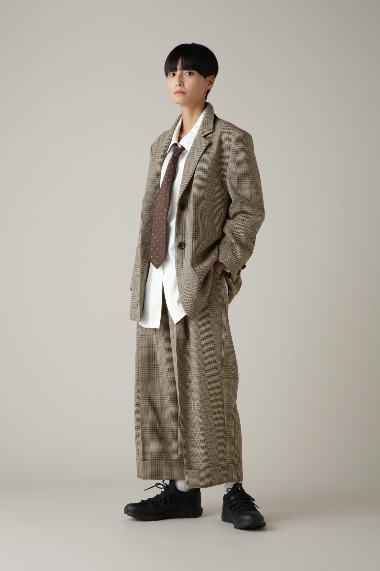 12月下旬-1月中旬 GLEN CHECK WOOL TWILL | MARGARET HOWELL