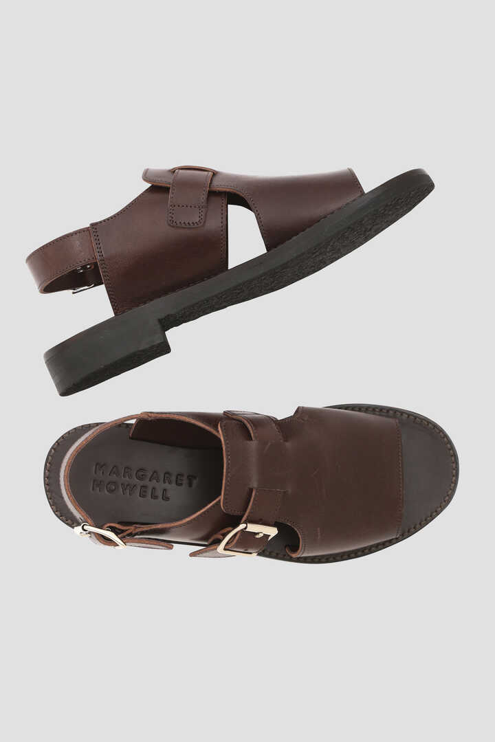 3月上旬-下旬 OILED LEATHER SANDAL | MARGARET HOWELL | MARGARET HOWELL