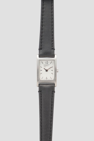 CALF BELT / RECTANGULAR WATCH | MARGARET HOWELL 