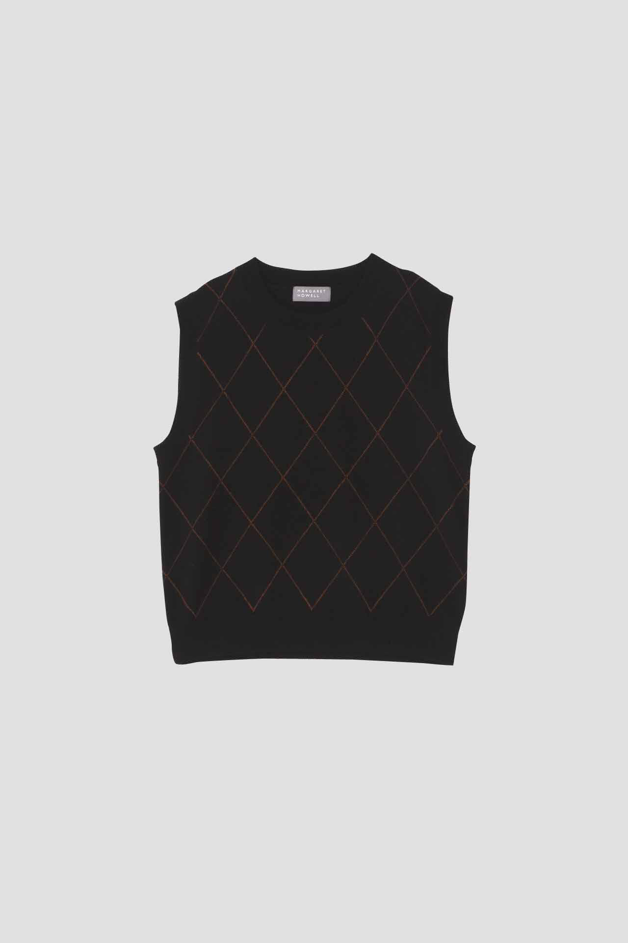 9月上旬-下旬 FINE WOOL GRAPHIC ARGYLE | MARGARET HOWELL | MARGARET 
