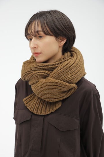 11月上旬-下旬 MERINO CASHMERE CHUNKY RIB SCARF_050